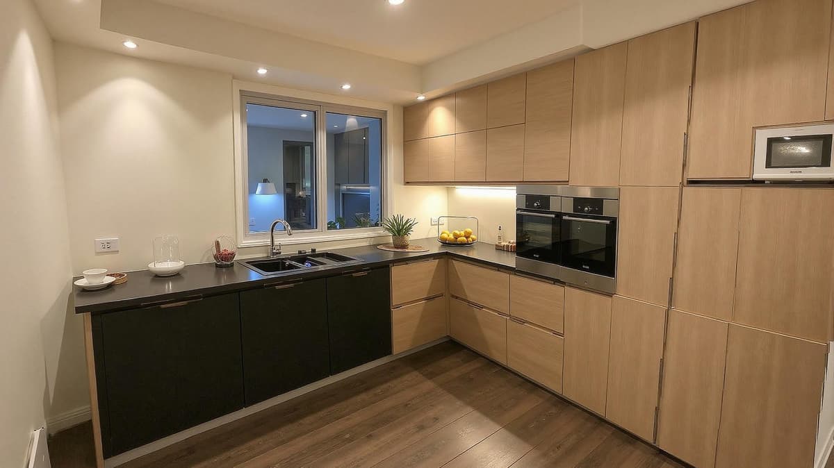 AI kitchen design tool — luxury kitchen redesigned and staged with AI