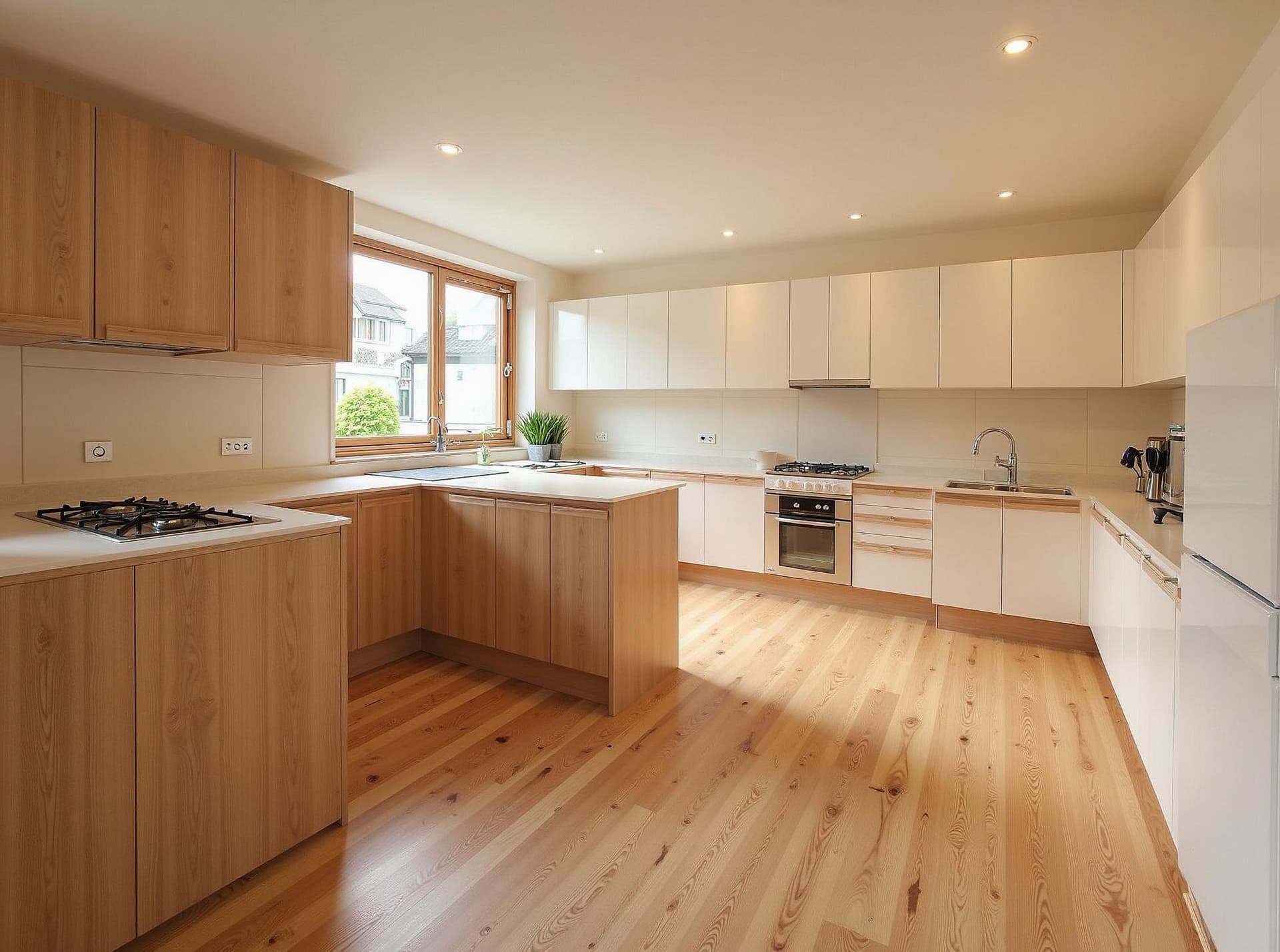 Coastal kitchen design generated by AI kitchen design tool