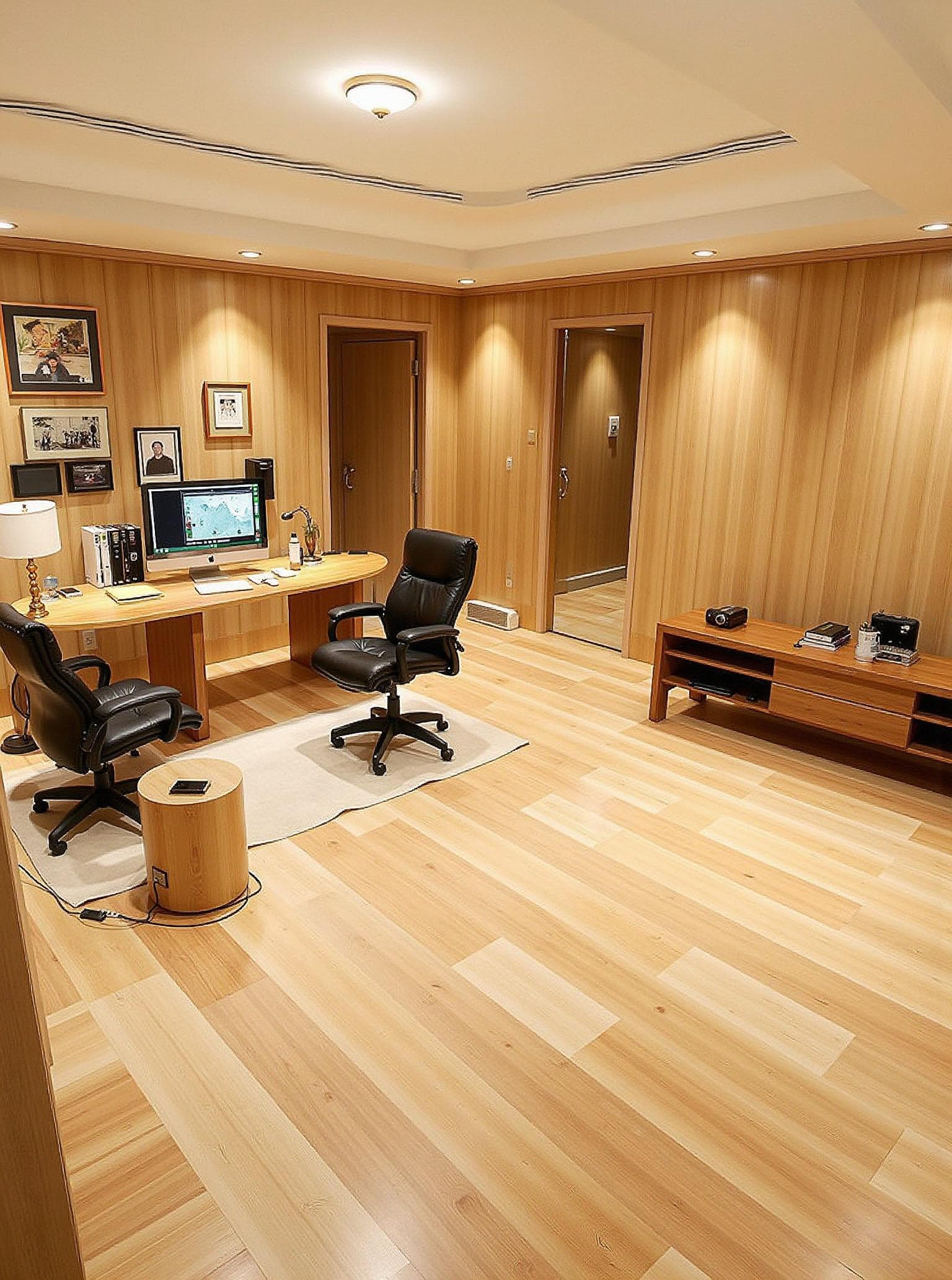 Japandi interior design style generated by AI for designers